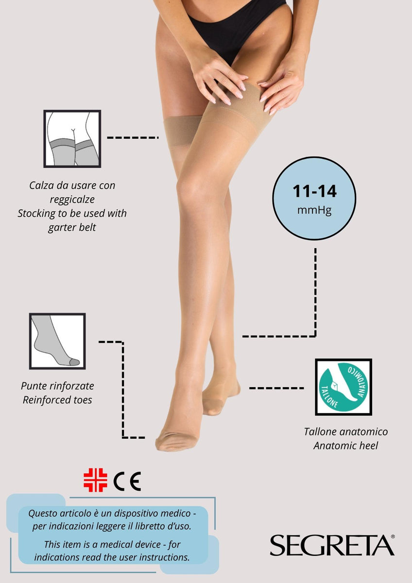 IBICI Segreta stockings - 70 denier graduated compression medium suppo   Intimo biancheria e merceria Perdifumo