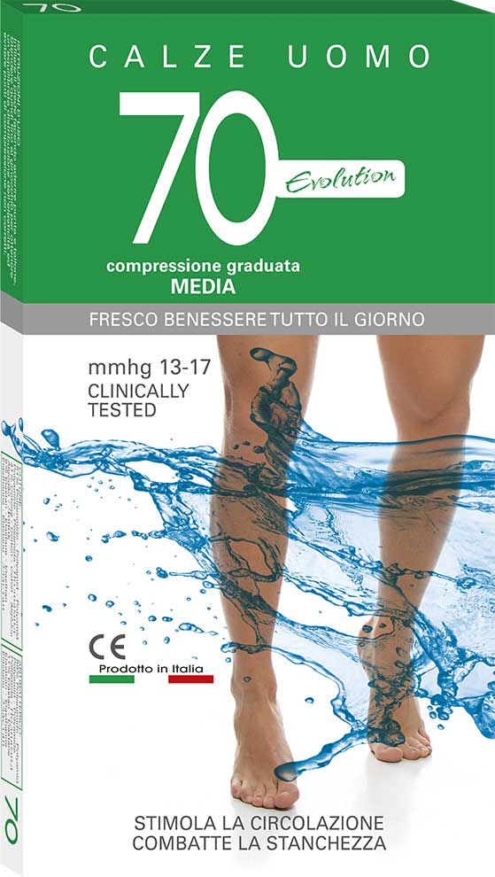 Cabifi Calzino calza gambaletto cotone uomo riposante denari 70 den