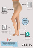 Collant riposanti 70 den da donna compressione graduata media in Lycra Segreta
