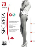 Collant riposanti 70 den da donna compressione graduata media in Lycra Segreta calibrato