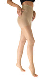 Collant riposanti 140 den punta aperta compressione medio graduata forte Segreta