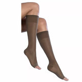 Gambaletti riposante da donna 140 den punta aperta compressione media Silca 3185