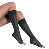 Gambaletti riposanti 70 den punta aperta compressione graduata media Silca 3184