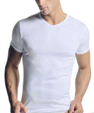 Maglia scollo a V da uomo manica lunga in cotone caldo interlock Navigare 114