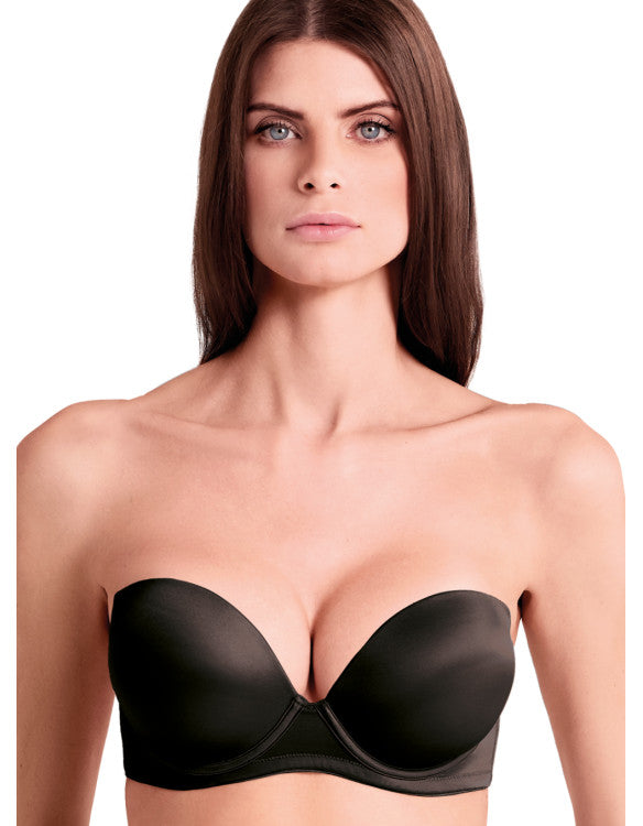 Lormar Reggiseno da donna fascia balconcino super push up più