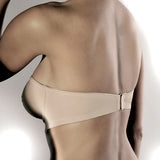 Reggiseno a fascia da donna non imbottito con ferretto coppa C shape Gios 550