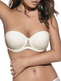 Reggiseno a fascia imbottito con ferretto da donna coppa B C D Selene Esmeralda