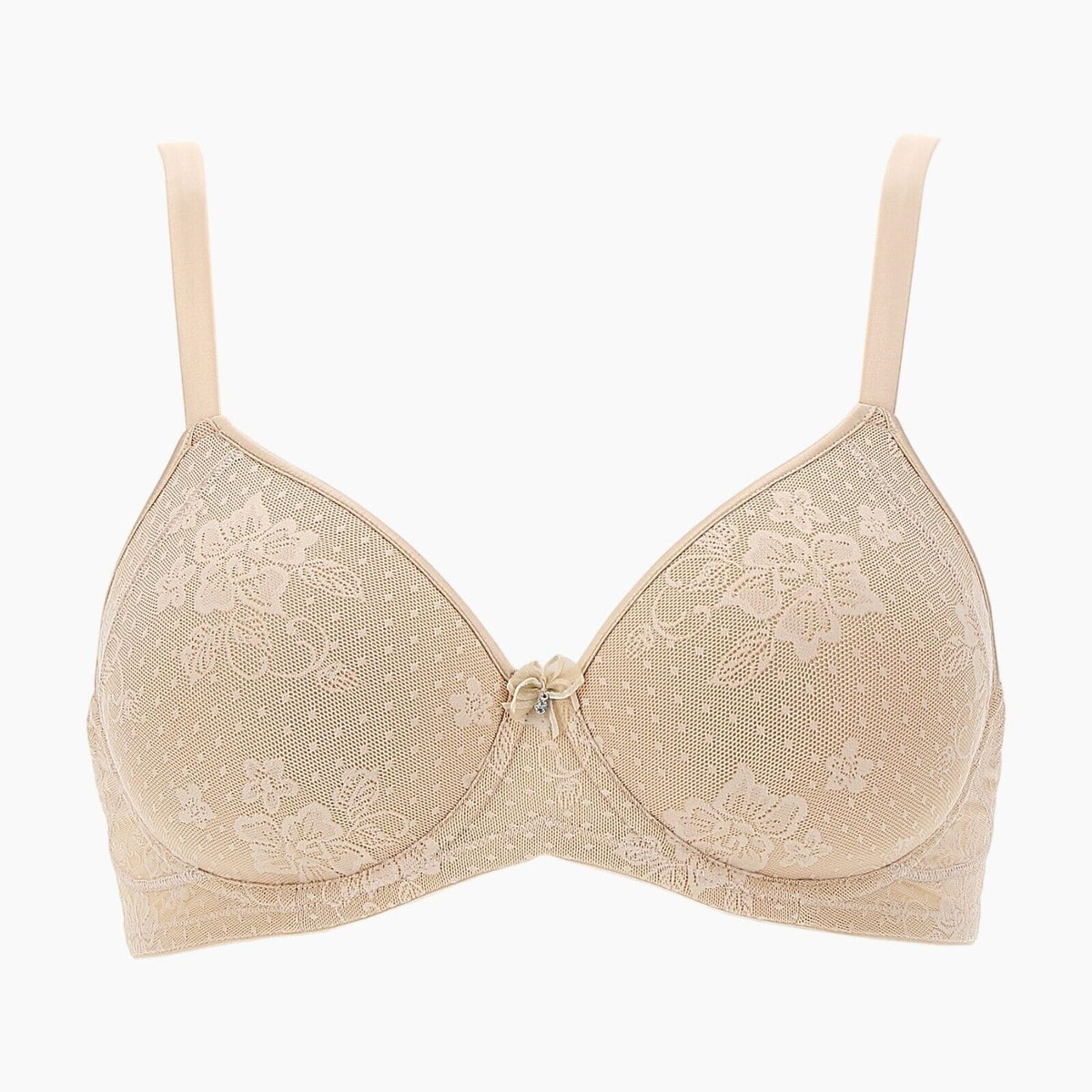 Lepel Reggiseno 380 Coppa B Leggermente Imbottito Colore Bianco (3 - M, Nudo