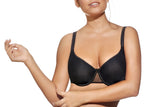 Reggiseno balconcino imbottito con ferretto da donna coppa C D Selene SARA