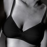 Reggiseno da donna gios 145 senza ferretto elasticizzato coppa B cotone elastico