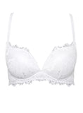 Reggiseno da donna imbottito push up senza ferretto Lormar Desiderio Pizzo