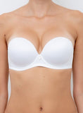 Reggiseno donna fascia balconcino super push up più 2 taglie Lormar Double Extra