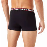 boxer da uomo elasticizzato elastico esterno in cotone bielastico Navigare 322