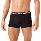 boxer da uomo elasticizzato elastico esterno in cotone bielastico Navigare 322