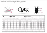 Clara - Body gambaletto modellatore Medea da donna modellante senza ferretto microfibra seamless contenitivo coppa B C D