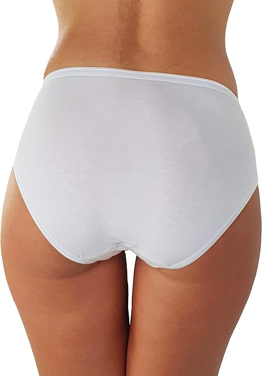Women's Cotton Stretch Seamless Midi Briefs - 3-Pack, High Waist, Regular Fit, Sizes S-6, Machine Washable 5 thumbnail image