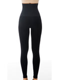 Leggings pancia piatta modellante contenitivo a vita alta da donna snellente riduce 2 taglie microfibra