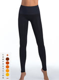 Leggings pancia piatta modellante contenitivo a vita alta da donna snellente riduce 2 taglie microfibra