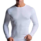 Maglia girocollo da uomo manica lunga in cotone caldo interlock Navigare 113