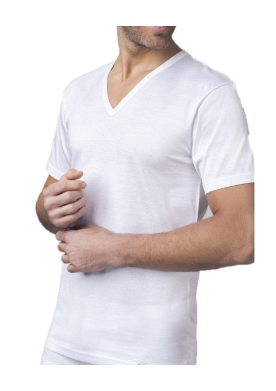 AXIOM Maglia Intima Uomo Scollo V Mezza Manica Mm 7019