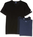 maglie intime con scollo collo a V da uomo mezza manica di cotone Navigare 512