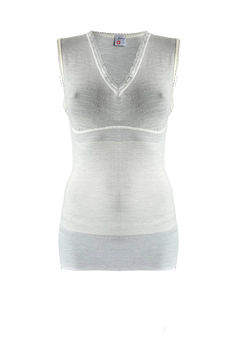 Canottiera Spalla Larga Con Fascia Pancera Uomo Misto Lana Dr Dottor - Foto 5