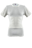 Madiva - Maglia girocollo da uomo mezza manica misto lana Dr dottor Botta U23 con Pancera fascia elastica per supporto lombare vertebrale e contenimento addominale