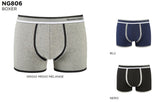Nazareno Gabrielli - 6 Boxer da uomo cotone elasticizzato con elastico esterno 806
