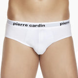 6 Slip da uomo in cotone elasticizzato con elastico esterno Pierre cardin PCU102