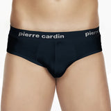6 Slip da uomo in cotone elasticizzato con elastico esterno Pierre cardin PCU102