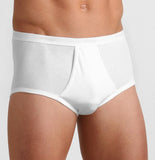 Sloggi - 2 slip con apertura anteriore da uomo in elastico esterno di cotone basic MAXI