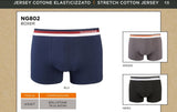 Nazareno Gabrielli - 6 Boxer da uomo cotone elasticizzato con elastico esterno 802