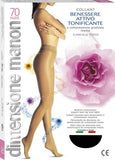 Nude support tights den 70 danri Manon medium compression mmHg 13/17 Cabifi
