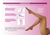 Collant donna riposante sanitarie compressione graduata Cabifi Manon 140 denari