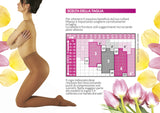 Collant riposanti denari 70 den donna compressione media mmHg 13/17 Cabifi Manon