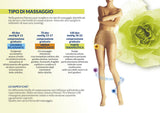 Collant riposante punta aperta 70 den Manon compressione media mmHg 13/17 Cabifi