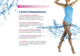 Collant riposanti denari 70 den donna compressione media mmHg 13/17 Cabifi Manon