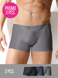 Intimidea - 3 men's underwear boxers in seamless breathable microfibre 400025