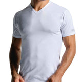 maglie intime con scollo collo a V da uomo mezza manica di cotone Navigare 512