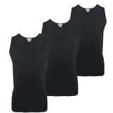 Pierre Cardin  - 3 canotte intima spalla larga da uomo cotone canottiera vogatore Malaga