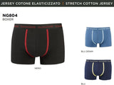 Nazareno Gabrielli - 6 Boxer da uomo cotone elasticizzato con elastico esterno 804