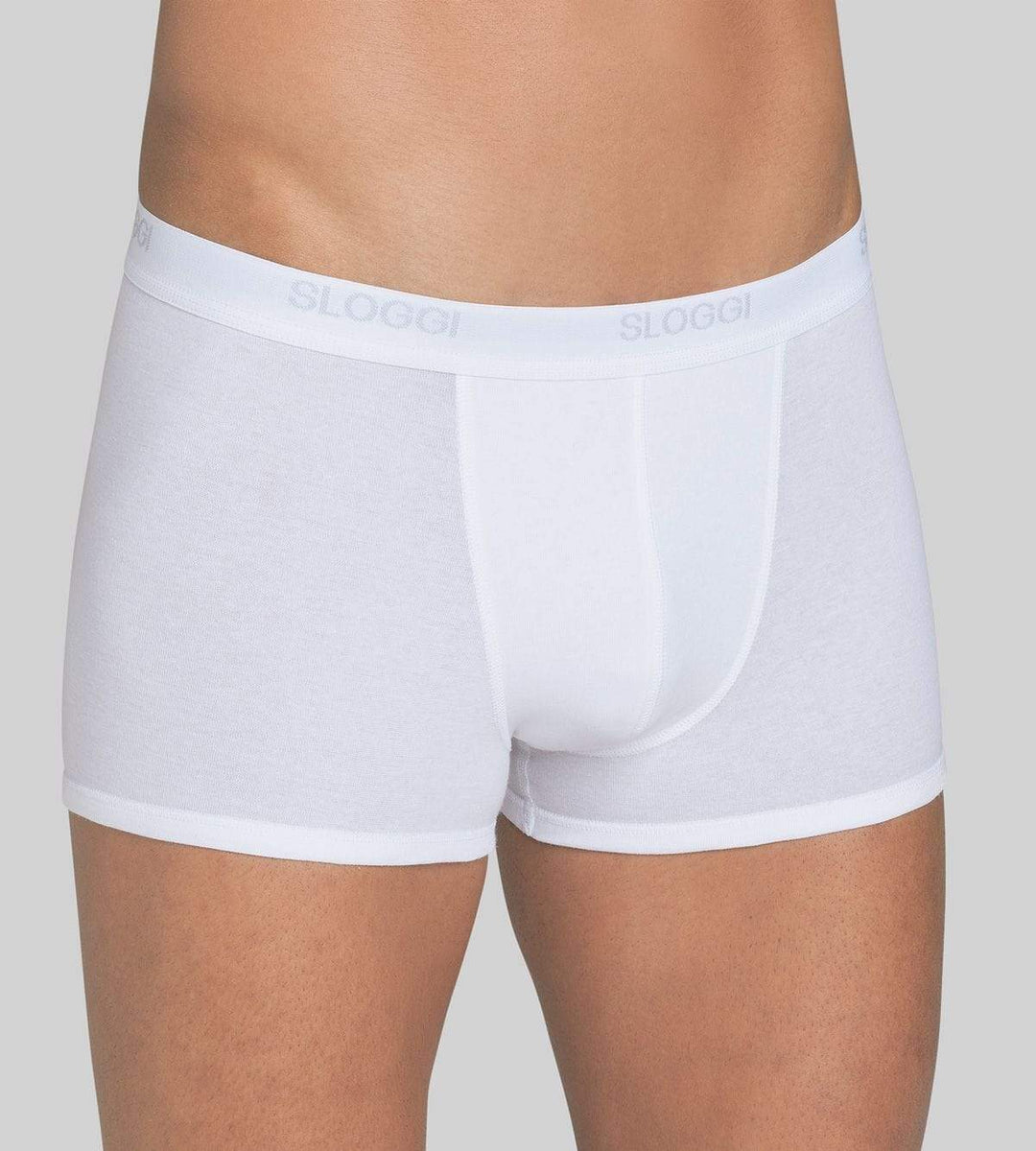 Sloggi - 2 Boxer short basic da uomo con elastico esterno in cotone el –  Intimo biancheria e merceria Perdifumo