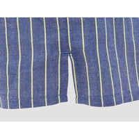 Colombo - Men's boxer shorts with front opening and button in Kent cotton poplin thread 