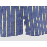 Colombo - Men's boxer shorts with front opening and button in Kent cotton poplin thread 