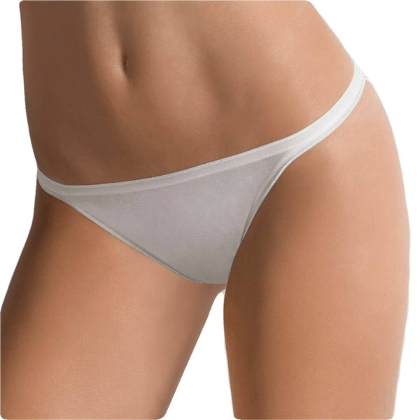 3 Tanga a vita bassa da donna in cotone elasticizzato Cotonella mini slip 3161