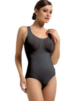 Body modellante spalla larga da donna in microfibra Sensì snellente BO058L Sensi