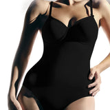 Body contenitivo da donna non imbottito con ferretto coppa C Gios 507 shape