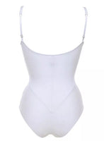 Body donna imbottito con ferretto coppa B e C retro taglio laser Lormar Mousse