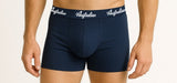 Boxer uomo cotone elasticizzato elastico esterno Australian bielastico TRI110