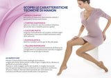 Collant cabifi 140 denari coprente compressione graduata forte